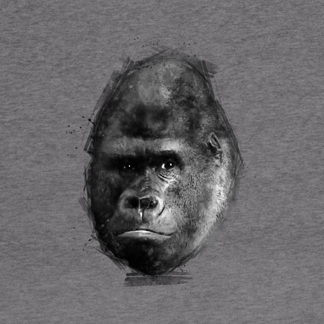 Gorilla Herbivore Vegan T-Shirt, Perfect Gift Tee For animal lover, Vegetarian Women and Men by junghc1